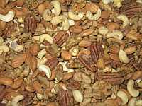 Organic nuts used for soaked nut butter