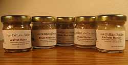 Soaked nut butter in single serving jars
