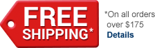 Free Shipping on orders over $175*